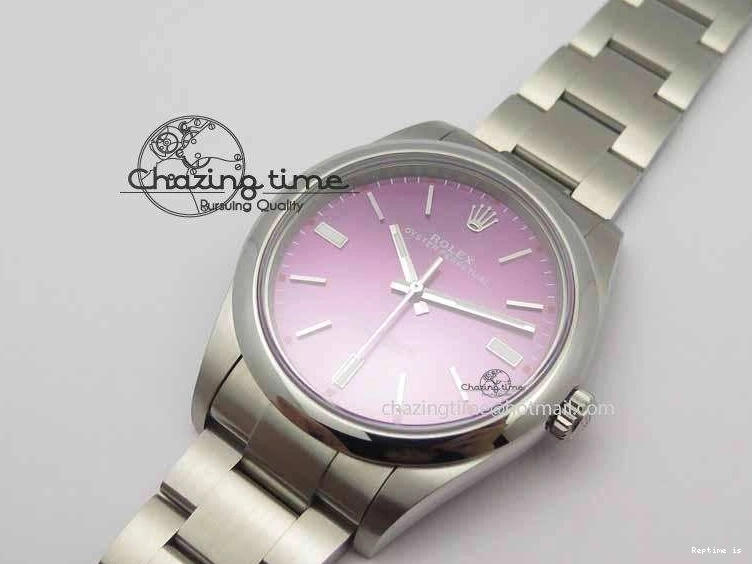 1224 HighQuality Oyster Perpetual 39mm 114300 BP Maker Best Edition Grape Dial On SS Bracelet A 3639